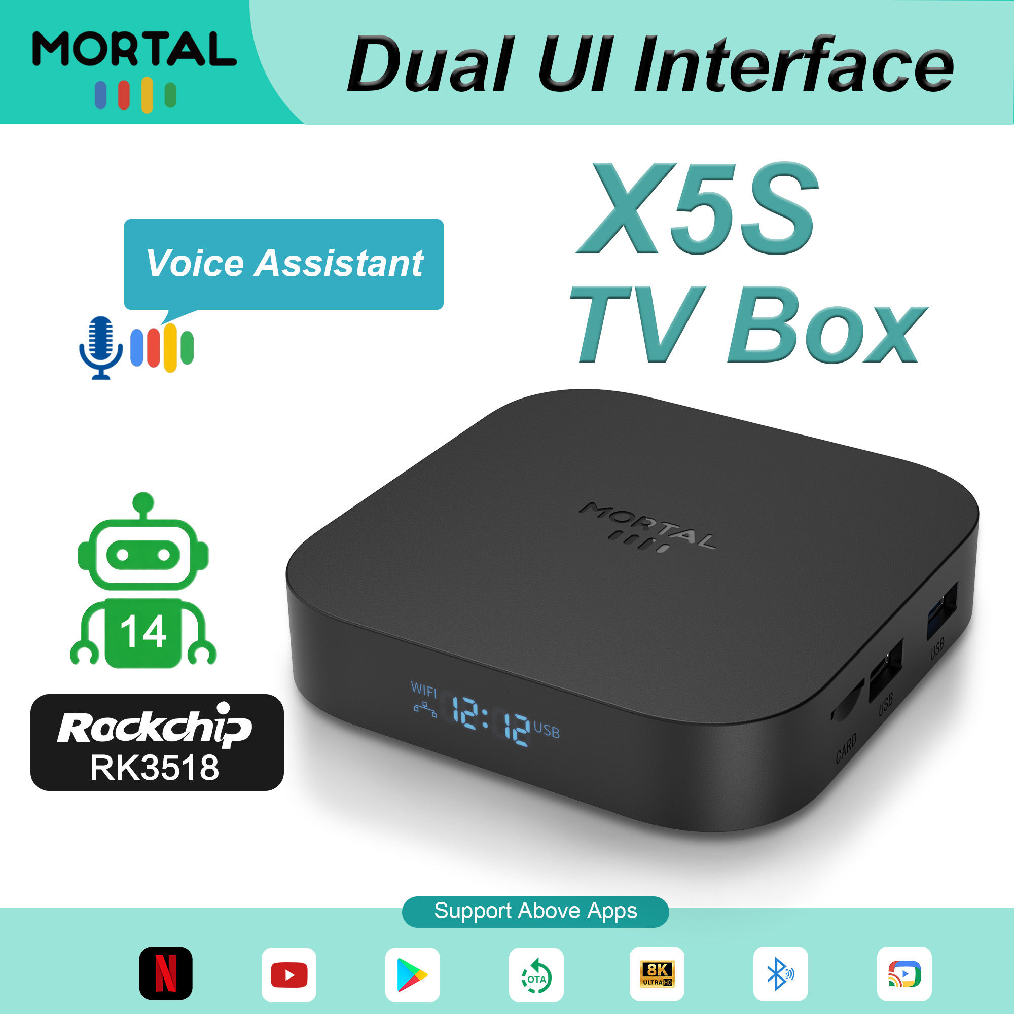 Radxa Rock 5B 16Gb - X5S Smart Dual System TV BOX